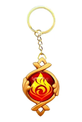 comprar Llavero Visión Elemental Pyro Fontaine | Genshin Impact