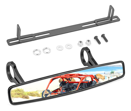 Mofun Utv Espejo Central Vision Trasera Soporte Para Can-am