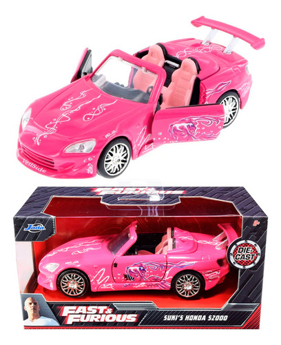 Suki's Honda S2000 Rapidos Y Furiosos Jada 1/32 Fast Furious Color Rosa