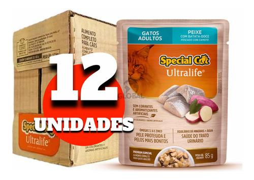 Special Cat Sachê Adulto Peixe 85g Caixa Lacrada Com 12unid