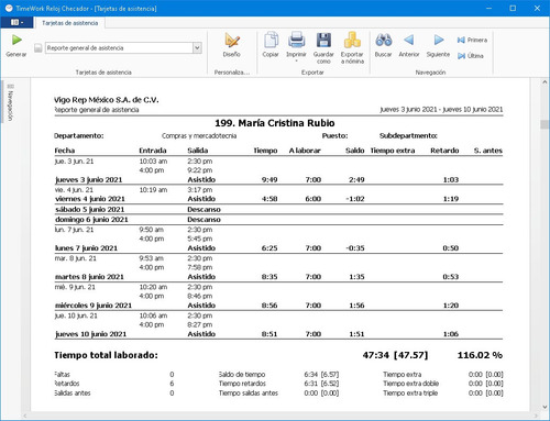 Imagen 7 de 10 de Nuevo Timework2 De 1000 Empleados Con F20 Y Asistencia Movil