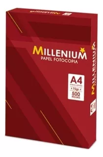 Papel Bond A4 75gr Paquete 500 Hojas Útiles De Oficina