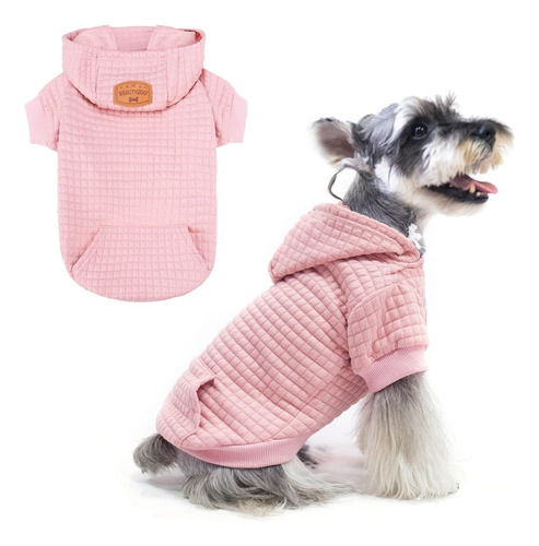 Suéter Con Capucha Para Perros Pequeños Y Medianos Con Bolsi