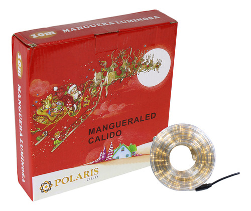 Manguera Navideña Led Luz Cálida 10 Mts