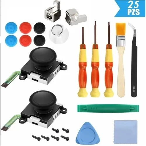 Joycon Kit Reparación Joystick Repuesto Joystick 25 Piezas