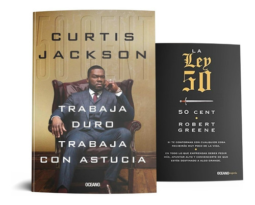 Pack 2 Libros 50 Cent- Trabaja Duro + La Ley 50 