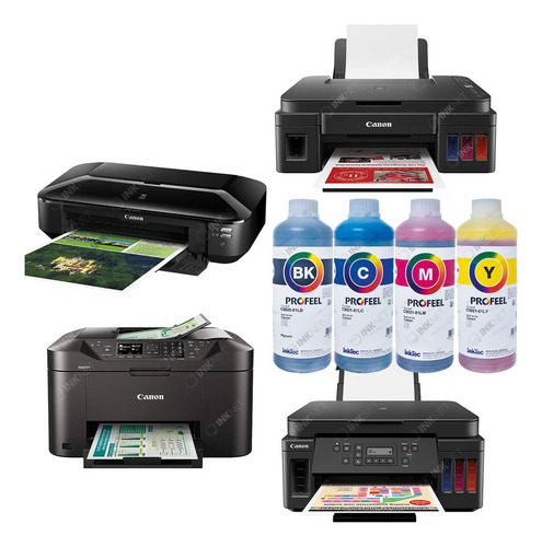Tinta 4x250ml Inktec C9020 C9021 Pixma G3010 G3100 G3110