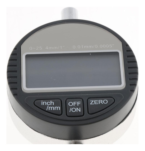 Indicador De Carátula Lcd Medición Micrométrica 0 25,4 Mm