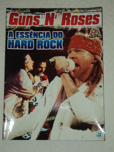 Guns N´ Roses Axl Rose Slash Revista Clip Rock Número 10