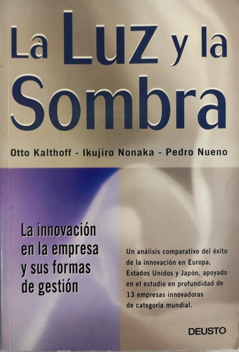 La Luz Y La Sombra. Innovación En La Empresa Y Su Gestión 