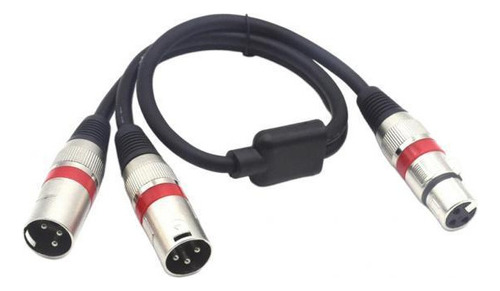 2xxlr Splitter A Dual 3-pin Y Cable Micrófono Adaptador De