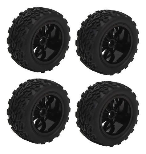 Llantas De Goma Rc Car 1/10, 4 Unidades, Universales, 10 Rad
