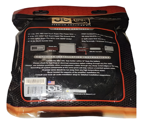 Kit De Cables Db Drive 100% Cobre Calibre 0 Mmck0anl 15ft Rc