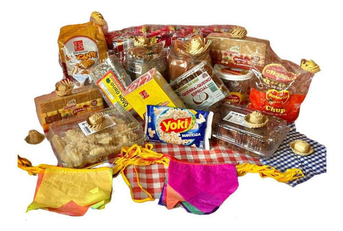 Doce de doce de amendoim amendoim Festa Junina em sacola 100 g 10 un pacote x 10