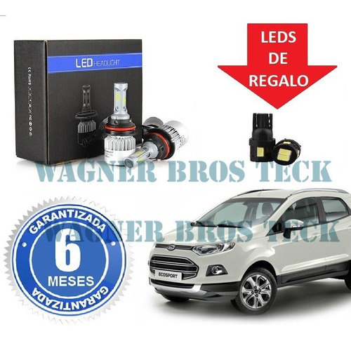 Kit Luces Led Cree Ford Ecosport Kinetic 16.000 Lms No Xenon