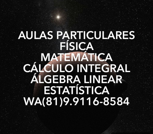 Aulas Particulares Álgebra Linear E Cálculo Em Domicílio