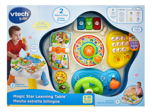 Mesita Estrella Bilingue Mesa De Juegos Vtech Baby 