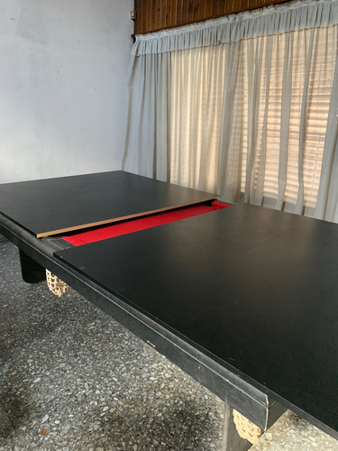 Pool Con Mesa De Ping Pong Rojo (Usado)