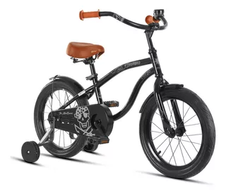 Bicicleta Infantil Niño Bucanero Black Retro Negro Turbo