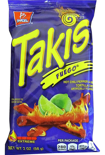 Snacks Salados Fuego - Chips Caja  De - Kg a $20267