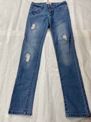 Pantalón Jeans Lois Dama Rasgado T 16 Usado