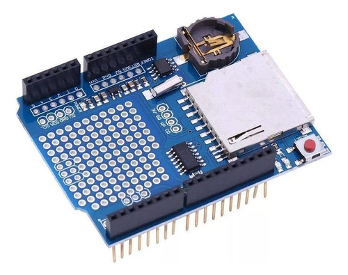 Shield Arduino Uno Data Logger Rtc Ds1307 Slot Sd
