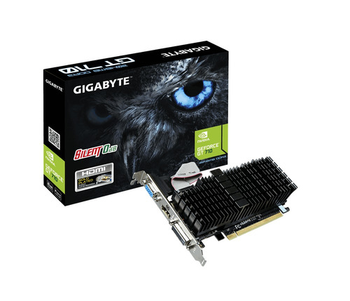 Tarjeta De Video Gigabyte Geforce Gt 710 - 2 Gb Ddr3 + Envío