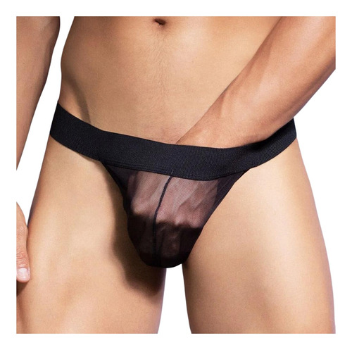 Jockstrap Suspensor Trasparente, Lencería Masculina 