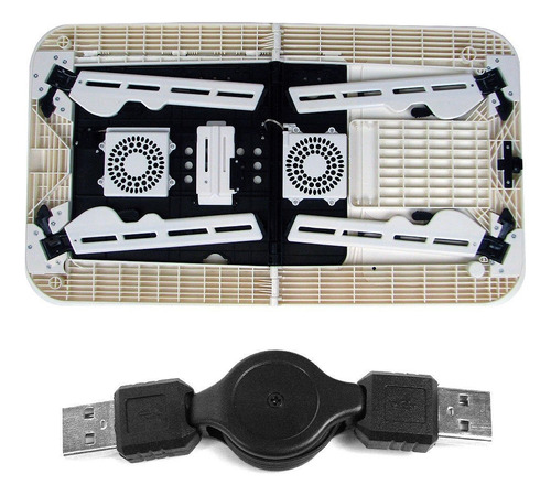 Mesa Portátil Notebook Laptop Plegable Con Ventiladores