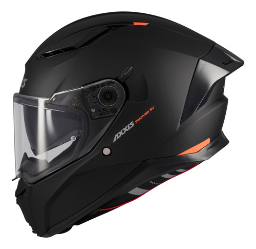 Casco Doble Visor Axxis Panther Sv Solid A1 Negro Mate Negro Solido Xl