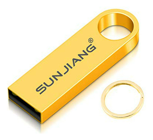 Sunjiang - Unidad Flash Usb De Metal A Prueba De Agua, Llav