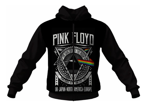 Campera Pink Floyd Lado Oscuro De La Luna Metal Rock Bandas