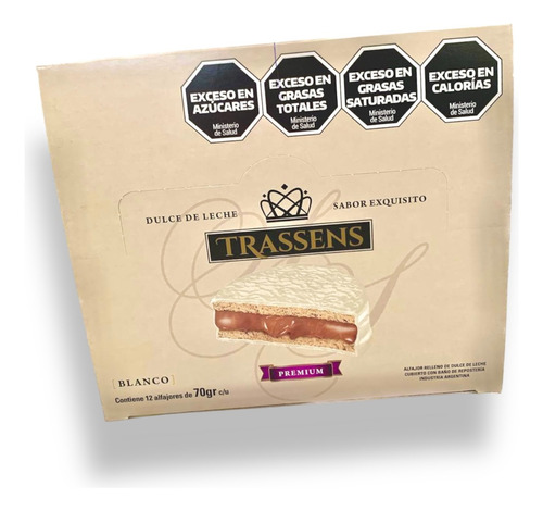 Alfajor Trassens Premium (pack X 12u) Barata La Golosineria 