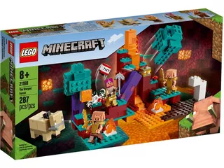 Brinquedo De Montar Minecraft A Floresta Deformada Lego Quantidade de peças 287