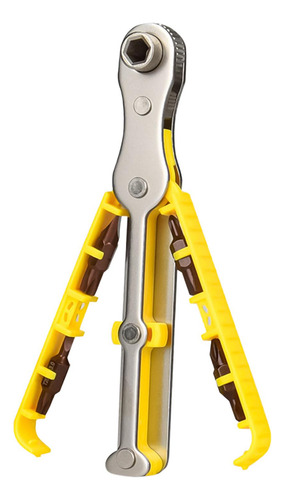 Juego De Destornilladores De Trinquete Amarillo