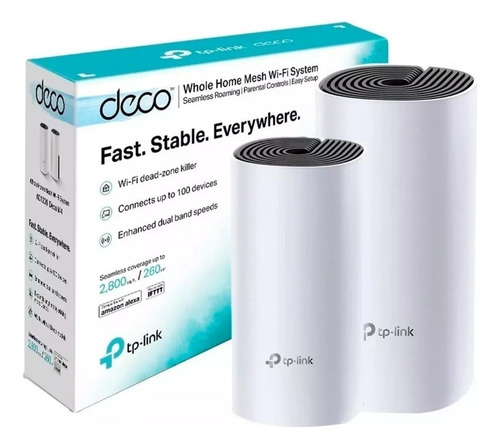 Acces Point Tp-link Deco M4 Dualband Mesh Wifi 1200mbp 2pack