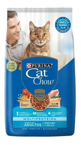 Cat Chow Pescado Gato Adulto 15 Kg Envios  Dogcity