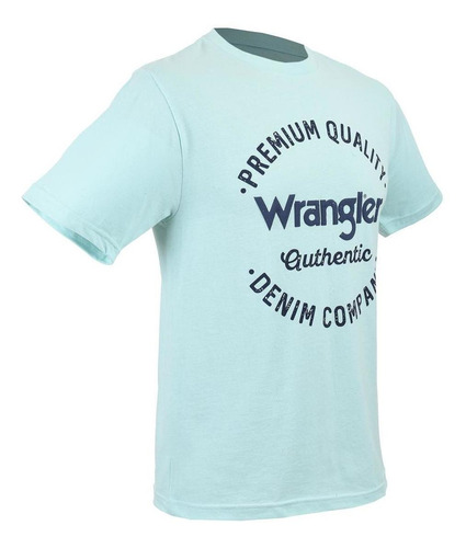Imagen 2 de 5 de Playera Vaquera Wrangler Manga Corta De Hombre Y16