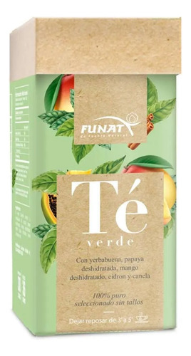 Té Verde 30 Tisanas - Funat - g