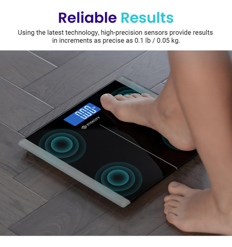 Báscula De Baño Etekcity De Alta Precisión Para Un Peso Corp