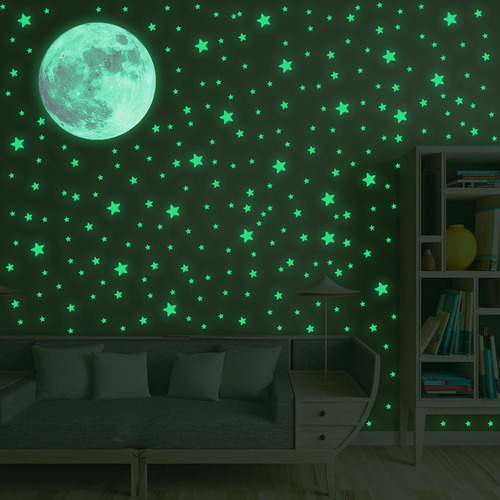 334 Adesivos De Parede De Estrelas Que Brilham No Escuro