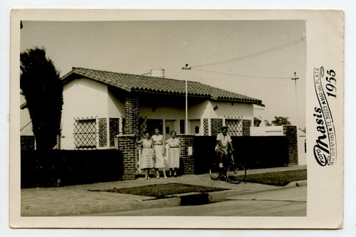 Postal Mar Del Plata, Chalet Foto Masis, 1955 -p117