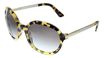 Prada Prda 09vs 7s00a7 Luz Havana Plástico Oval 23cm8