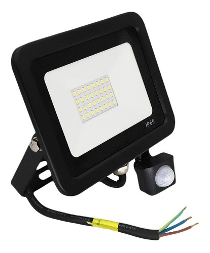 Reflector Led 10w Sensor De Movimiento Luz Blanca Unilux