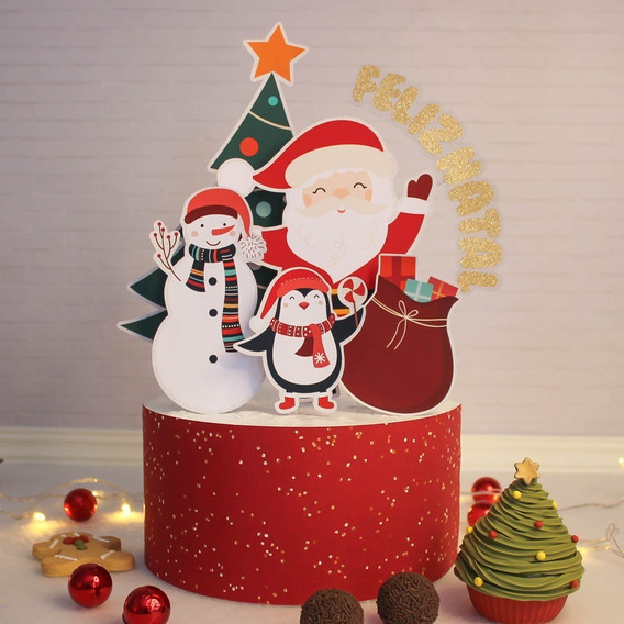 Topo De Bolo Natal | MercadoLivre 📦 Topo De Bolo Natal | MercadoLivre 📦