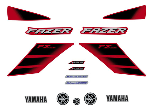 Kit Adesivos Yamaha Fazer 250 Fz 2022 Todas