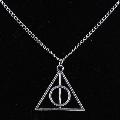 Collar Reliquias De La Muerte Triangulo Antiguo Harry Potter