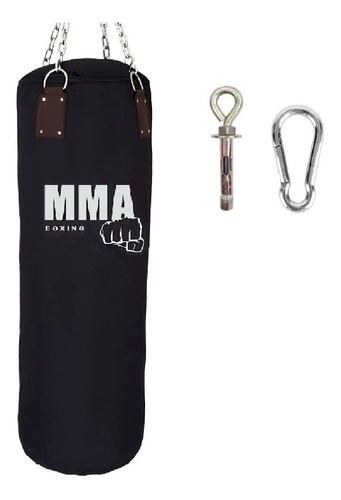 Saco De Boxeo Mma Con Sujecion De Cadenas 100 Cm Con Relleno