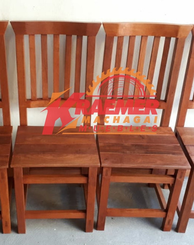 Imagen 2 de 4 de Mesa Redonda Con 4 Sillas Sin Tapizado