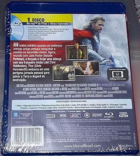 Imagem 2 de 2 de Blu-ray Thor - O Mundo Sombrio - Usado